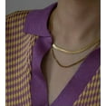 thumbnail image 5 of Women Necklace Twist Rope Cable Snake Collar Choker Chain Link Men Unisex Gift, 5 of 9