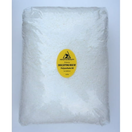 Emulsifying Wax - EMULSIFYING WAX NF POLYSORBATE 60 PURE POLAWAX 10 LB