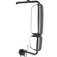 thumbnail image 4 of MIRROR Compatible For 2013 International Durastar 2008-2014, 2017 WorkStar 7600 Right Passenger Heated Power Glass In-housing Signal Light Paintable, 4 of 5