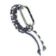 thumbnail image 5 of Pulsera con bucle trenzado 2 en 1 para Mi Band 7 Correa deportiva transpirable de nailon elástico ajustable con marco de metal Azul marino, 5 of 10