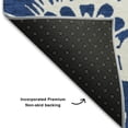 thumbnail image 3 of Addison Rugs Mayfield Washable Transitional Floral Navy Rectangle Rug, 2'6" x 3'10", 3 of 6