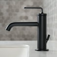 thumbnail image 3 of Ramus™ Single Handle Bathroom Sink Faucet with Lift Rod Drain in Matte Black (2-Pack), 3 of 12