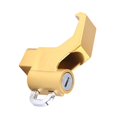 thumbnail image 3 of Juego de bloqueo de para casco, duradero, Premium, asegura chaqueta y bolsa para casco, 1 juego para vehículos eléctricos, scooters , Dorado Baoblaze Bloqueo de gancho para casco, 3 of 7