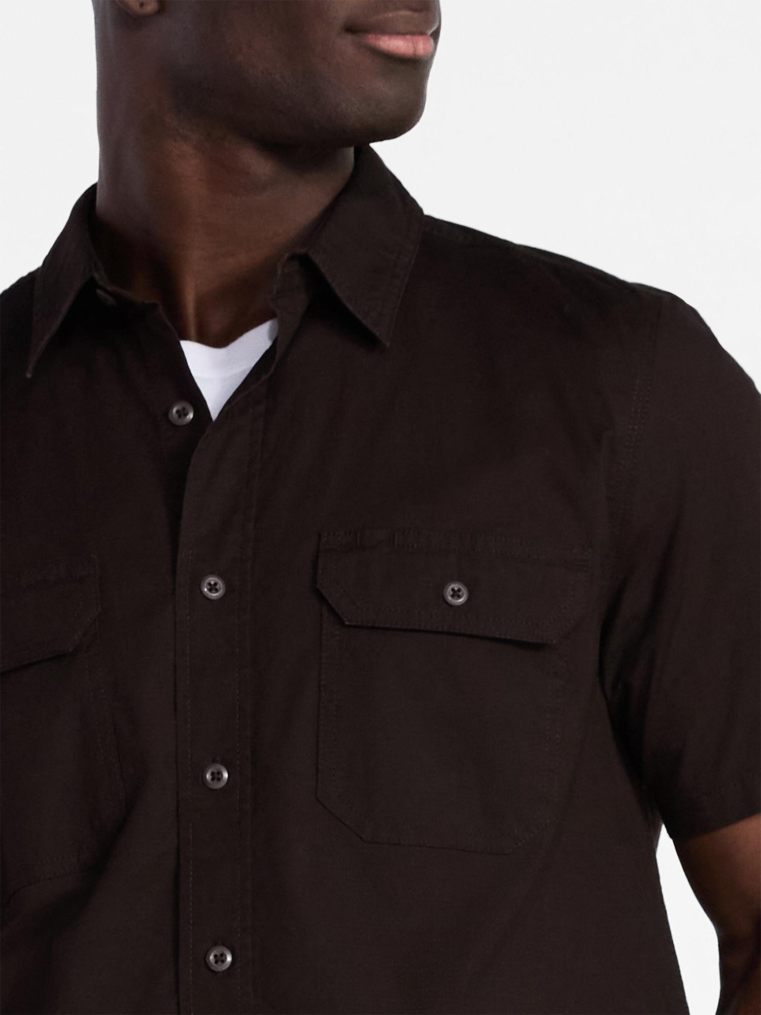 Brahma Men's Ripstop Shirt with Short Sleeves, Sizes S-3XL
