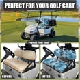 thumbnail image 4 of HUIACONG Blue Tie Dye Pattern All-Weather Protection Golf Cart Seat Cover for Outdoor Travel, Golf Cart Seat Covers 2 Pack Universal Design, 4 of 7