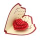 thumbnail image 5 of ADDHAT Tarjeta Creativa 3D De Felicitación Para Ocasiones Especiales En Color Rojo, 5 of 8