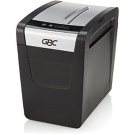 GBC 6 gal P-4 Level Super Cross-Cut Shredder, Black & Chrome