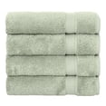 thumbnail image 2 of Authentic Hotel and Spa Authentic Hotel Spa Turkish Cotton Hand Towels (Set of 4) Green, 2 of 5