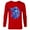 New Red, variant on Marvel Guardians of the Galaxy Volume 3 Rocket & Team Space - Long Sleeve T-Shirt for Men - Customized-Athletic Heather