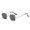 Silver Frame Gray Sheet, variant on Retro Hip Hop Sunglasses for Women, Men, and Children - Trendy Square Frame Mini Shades for Fashion, Parties, and Travel