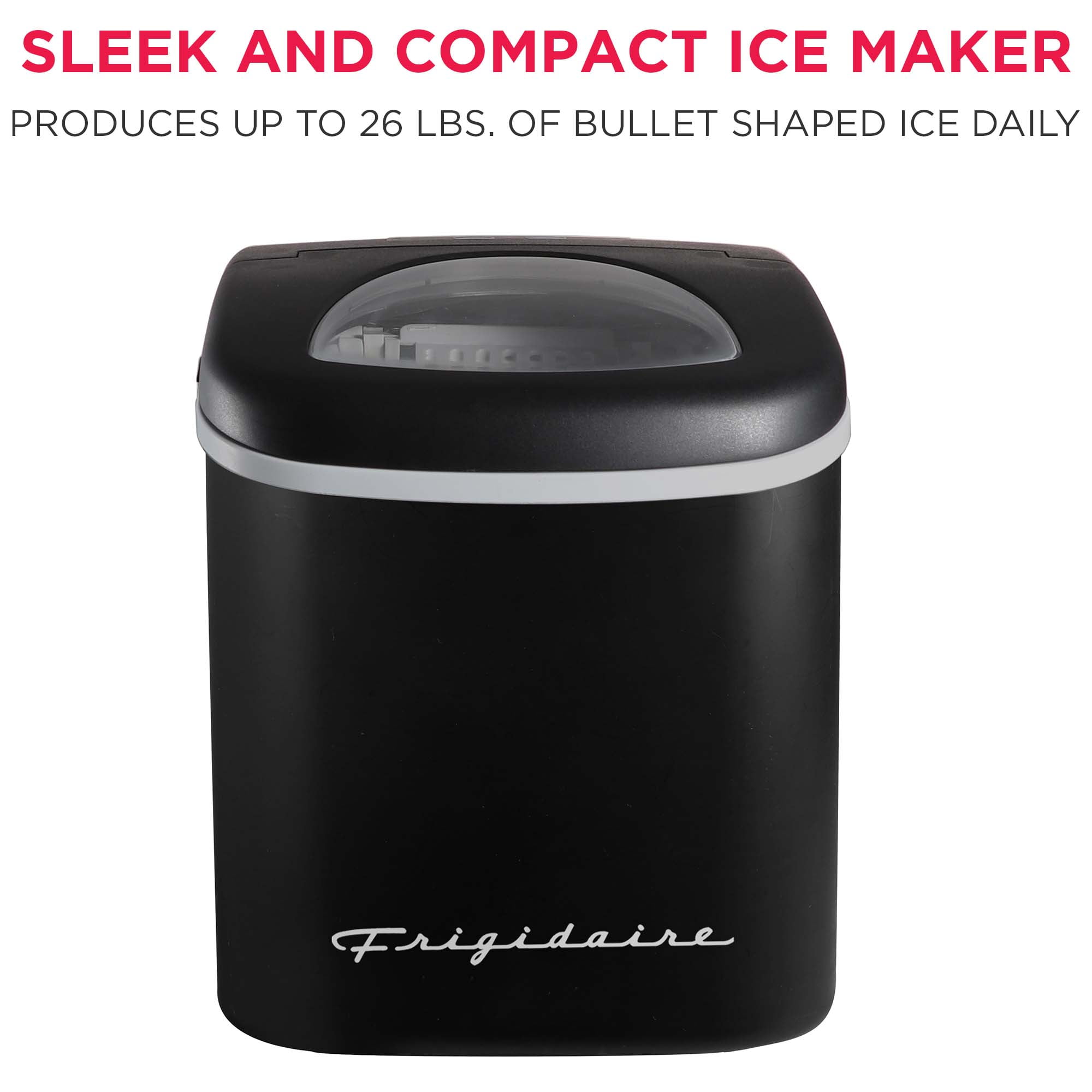 En forme de balle <br>26 livres. MACHINE À GLAÇONS MACHINE À GLACES 26 LBS