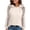 Khaki, variant on NominalSnug Hoodies for Women Lace Crochet Long Sleeve Knit Top Casual Hooded Sweatshirts Fall Tops