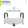 thumbnail image 2 of Elevador para Inodoro con Pasamanos Desmontables, Diseño Ergonómico y Seguro, Color Gris, Soporta 130 kg, 2 of 6