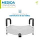 thumbnail image 2 of Elevador para Inodoro con Pasamanos Desmontables, Diseño Ergonómico y Seguro, Color Gris, Soporta 130 kg, 2 of 6