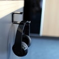 thumbnail image 2 of Rawiri Colgador para Auriculares, Colgador Acrílico Adhesivo para Auriculares para Debajo del Escritorio Colgador para Auriculares Multifuncional, Adhesivo Fuerte 3M, Negro, 2 of 5