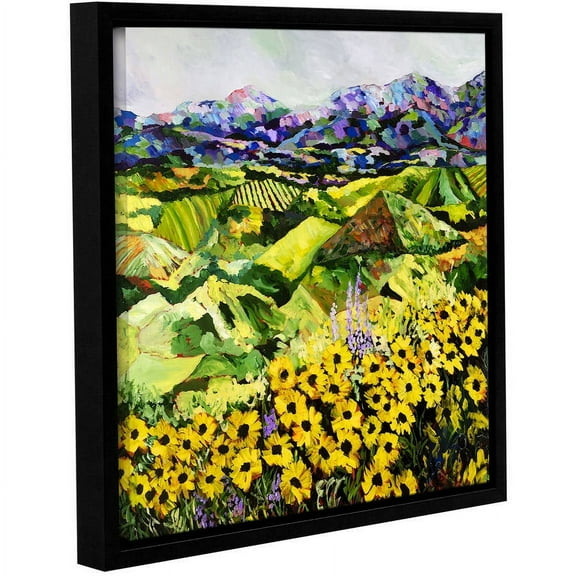ArtWall Allan Friedlander "Sweet Bluff" Gallery-wrapped Floater-framed Canvas