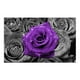 Tableau Abstrait Floral Violet Rose Toile ART Mural Imprimé Sans Cadre – image 4 sur 4