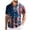 Blue, variant on 250th Anniversary Shirts, Men's American Flag Button Down Shirt Casual Eagle Hawaiian Shirts Patriotic Short Sleeve T Shirts for Man (White,6XL)