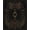 Black, Pattern 1, variant on Design&I 6'x9' Ultra Soft Area Rug, Black Gold Celestial Garden and Starry Night Motif Elegant Floral Astronomical Fluffy Washable Non Shedding for Guest Room Bedroom Living Room