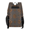 thumbnail image 3 of PVC Transparent Backpacks Clear Backpack for Travel and Outings Ancient Art Shapes, 3 of 7