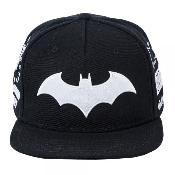 Baseball Cap - Batman - Black/White 