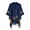 Navy, variant on Scarf Women's Plaid Shawl Wraps Open Front Poncho Cape Oversized Sweaters Casual Cardigan Shawls For Fall Winter Shawl Wraps For Women