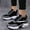 Gray/Black, variant on Women's Platform Sneakers Wedges Lace Up Shoes Increase Fashion Sneakers for Womens Girls
