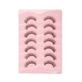 thumbnail image 1 of Unique Bargains 7 Pairs Soft 5D False Eyelashes for Wedding Event Black, 1 of 5