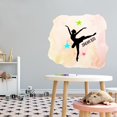 thumbnail image 2 of QUOTES - Kids Girls Bedroom Ballerina Silhouette Dream Big Lettering Art Vinyl Decoration Multicolored Stars Design Inspirational Quotes Home Wall Decal Sticker 40" x 36", 2 of 5
