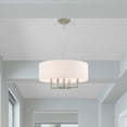 thumbnail image 3 of 42604-91 Livex Lighting Meridian - 4 Light Pendant in Modern Style - 18 Inches wide by 22.5 Inches high-Brushed Nickel Finish    -Traditional, 3 of 11