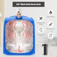 thumbnail image 3 of Costway Portable Steam Sauna w/ 9-gear Adjustable Temperature & Herbal Box Blue, 3 of 9