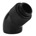 thumbnail image 4 of TOPINCN G1/4  Thread 45 Degree Bend Angle Rotary Fitting Adapter for CPU Water Cooling Black, Rotary Fitting, Thread Rotary Adapter, 4 of 8