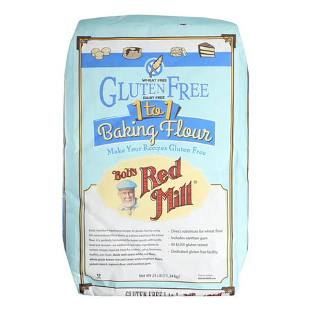 Bobs Red Mill Gluten Free 1to1 Baking Flour  25 lb  Bulk (The Best Flour For Baking)