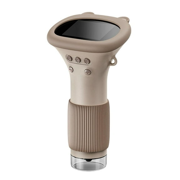 QHUDLV Optical Microscope with 2-Inch IPS Screen, 1000x Magnification, 8 LED Lights, Portable Design
