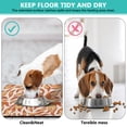thumbnail image 4 of Geometric Patterned Pet Feeding Mat with , Absorbent Surface – Stylish Dog Food Mat with Boho and Watercolor Art, Perfect for Kitchen and Bathroom Floors, 4 of 7