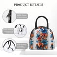 thumbnail image 4 of Balery 3D Butterfly Bolsa de Almuerzo para Mujeres, Caja de Almuerzo, Bolsa de Almuerzo Pequeña Impermeable, Tote de Almuerzo Reutilizable con Gran Capacidad, 4 of 6