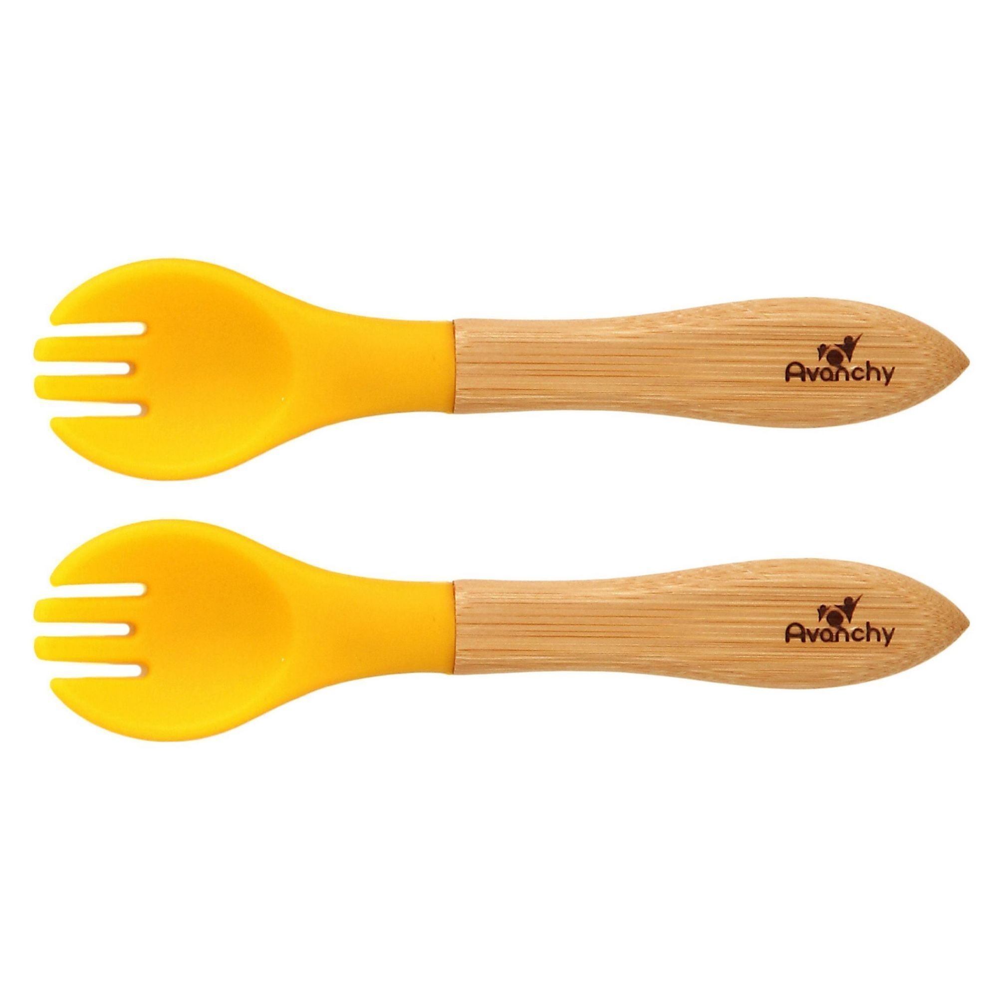 Avanchy Bamboo Baby Forks