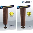 thumbnail image 4 of Niveladores ajustables para muebles Saffire, color marrón oscuro (paquete de 8), 4 of 7