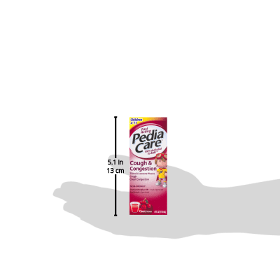 Pediacare Children's Long-acting Cough Cherry, Children's Cough and Congestion, 4-Ounce