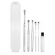 thumbnail image 1 of Kit de extracción de cera para oídos, herramienta de extracción de cera para oídos de 6 piezas, juego de herramientas de limpieza para oídos, removedor de cera para oídos de acero inoxidable Feliz Sencillez, 1 of 3