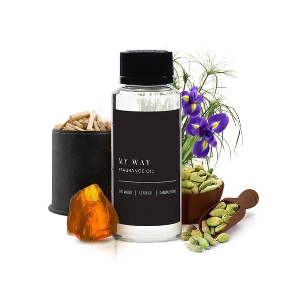 My Way 150mL Luxury Aroma Oil – Hotel Aromatherapy Diffuser Blend with Lush Sandalwood, Warm Cedar & Soft Iris – Long-Lasting Scent for Bedroom, Office & Living Spaces – Inspired by One Hotel Miami