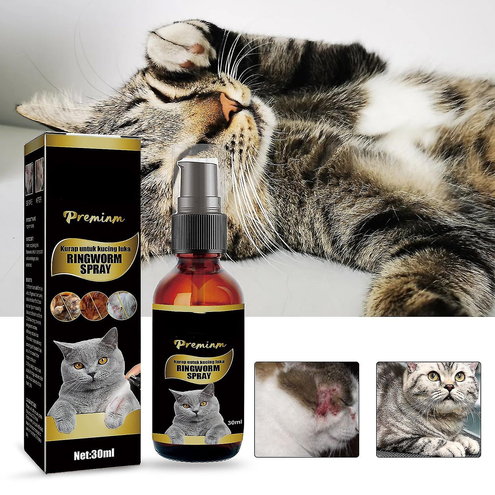 Itch Relief Spray For Cats Dogs Cat Ringworm Spray protects Heals Itchy Irritated Skin Relief Rashes Infections Walmart