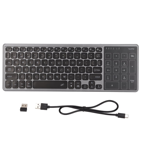 Wireless Keyboard,Wireless Keyboard Numeric Touchpad Touchpad Keyboard Wireless Keyboardwith Touchpad Best in its Class