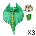 thumbnail image 1 of BELOVING Cape Cosplay 3xDragon Vêtements pour Halloween Vert, 1 of 10