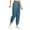 Navy, variant on Wide Leg Jeans for Women Trendy High Waisted Flare Jeans Cropped Denim Pants Stretchy Baggy with Patch Pockets Casual Women's Multi Pocket Waist Solid Color Cargo Pants