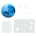 thumbnail image 1 of Pegatinas luminosas de papel tapiz fluorescente Matsuzay 435 piezas para dormitorio DIY Blue435pcs 20cm Luna, 1 of 6