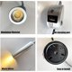 thumbnail image 4 of Lámpara de lectura de pared YONGSHENG con Puerto USB y cuello de cisne flexible, 4 of 4