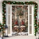 thumbnail image 4 of Cubrepuertas navideño de 89 x 180 cm - Diseño de Papá Noel - Decoración navideña para la puerta - Decoración para fiestas y festivales, 4 of 6