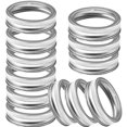 thumbnail image 1 of 12pc Regular Mouth Canning Jar Bands Replacement Metal Rings Split-type Lids ，Screw Bands Caps Compatible with Mason Canning Jars, 70mm, 1 of 8