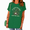 Green, variant on Women's Grunge Vintage Wild Herb Poison Floral Mushroom Skull Sarcastic Plant Quote Graphic Short Sleeve T-Shirts Black Tops